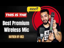 Wireless Mic For Live Singing and Karaoke || Hayden HY-UG3