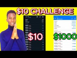 $10 CHALLENGE || GROWING Vs FLIPING  A SMALL ACCOUNT  INTO A BIGGER ACCOUNT || RULES || DIFFERENCE