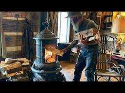 Safely firing 1800s potbelly or parlor stove with wood￼￼