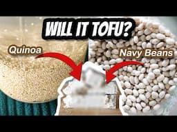 Will QUINOA TOFU? Will NAVY BEAN TOFU? Let's find out! | Mary's Test Kitchen