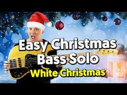 🎅 Learn This Perfect, EASY Christmas Bass Solo (tabs and tutorial)