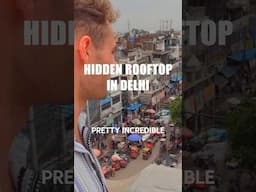 Hidden Rooftop in Chandni Chowk 🇮🇳 Delhi Vlog