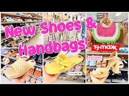 🤩 TJ MAXX SHOP WITH ME NEW SHOES HANDBAGS & CLOTHING 😍 NEW DESIGNER SPRING FASHION ON A BUDGET ‼️