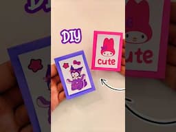 Diy cute stationery 🌷✨ paper craft ideas | miniature craft | school craft #shorts