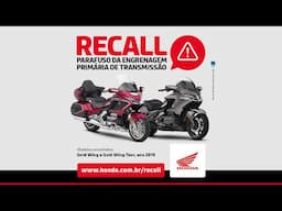 Gold Wing RECALL