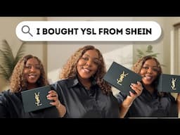 SHEIN SELLS YSL? LETS UNBOX AND COMPARE! IS IT AUTHENTIC?