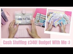 Cash Stuffing £340! | Low Income Budgeting | BudgetWithDee