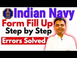 Indian Navy Form FillUp 2025, Indian Navy Form kaise Bhare, Indian Navy Recruitment 2025