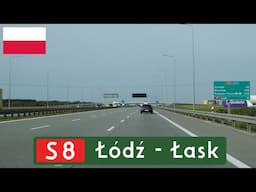 Expressway S8 from Łódź to Łask in Poland