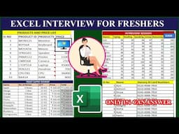 Excel for freshers and beginners | Excel Interview questions and answers in Tamil