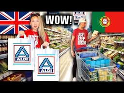 BRITISH FAMILY FIRST TIME GROCERY SHOPPING AT ALDI PORTUGAL! 😊 Cheap OR expensive?