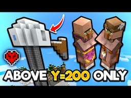 Can I Build A Village Without Ever Going Below Y:200? (Igloo 6)