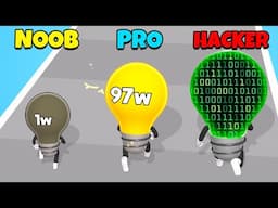 NOOB vs PRO vs HACKER - Watt The Bulb