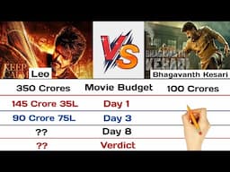 Leo vs Bhagavanth Kesari Movie Box Office Collection Comparison 2023 | Day 8