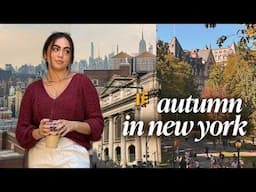 nyc fall days in my life | cozy vlog enjoying the city  ✨