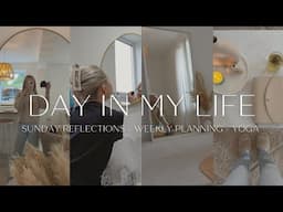 A Sunday in My Life | Reflect, Plan and Manifest | Yoga-Inspired Living & Wellness Vlog (Part 2)