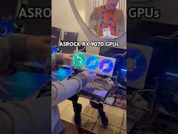 CRAZY RX 9070 XT GPUs by ASRock! First look at CES 2025