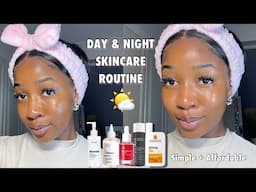 MY CURRENT 6 STEP MORNING + NIGHT SKINCARE ROUTINE |  Simple and Affordable * UNSPONSORED *