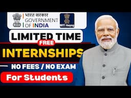 Government of India Internship 2025 | FREE to Apply | NITI Aayog Internship