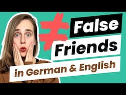 False Friends: 20 Tricky German Words That Confuse English Speakers! - A2