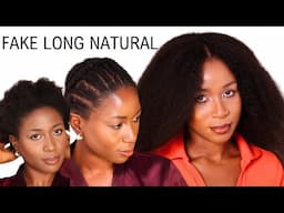 TRY THIS INVINCIBLE CROCHET METHOD Using Afro Braiding human hair | QVR HAIR