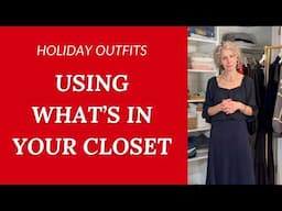 Create a HOLIDAY look from your existing wardrobe- TRY-ON from my closet!