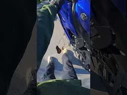 Biker totals his brand new Yamaha R6 😭 @RIIDR1