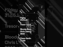 CLR X TRESOR    31.05.24