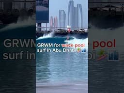 🏄‍♂️ Biggest Wave pool: Abu Dhabi Surf 🌊 Ω#surf Ω#wavepool #surfabudhabi