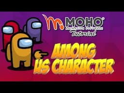 How to make an Among Us character in MOHO or Anime Studio.