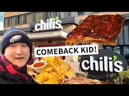 Why is CHILI's Making a COMEBACK? Trying the THRIVING CHAIN! BABY BACK RIBS and TRIPLE DIPPER