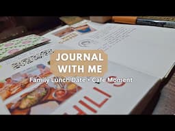 ✨ Journal With Me: Creative Dining Memories in a Traveler’s Notebook! ✨