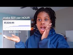 How I make $20 dollars an HOUR - YOU CAN TOO!