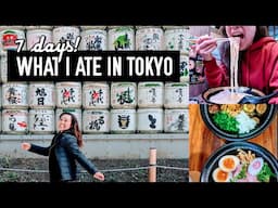 7 Days in Tokyo, Japan: What I Ate! | Yakitori Alley, Conveyor Belt Sushi, and more!