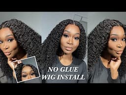 🚫 NO Glue OR Spray Curly 9x6 HD Lace Wear & Go Wig Install Ft. WOWAFRICAN