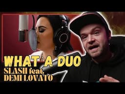 SLASH feat. DEMI LOVATO - PAPA WAS A ROLLING STONE (Official Video) | REACTION