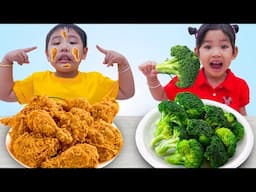 Jolie and Johnny Learn The Magic of Veggies with Doctor Annie_Healthy Food Lesson for Kids