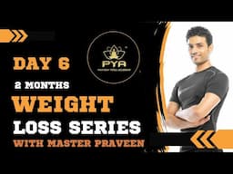 DAY-6 Yoga For Weight Loss Series with #Masterpraveen @PraveenYogaAcademy​⁠ #hathayoga #weightloss