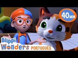 Conhecendo os Gatos! | Blippi Brasil | Desenhos Animados Educativos