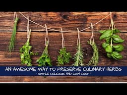 A Simple, Delicious, and Fast Way to Preserve Culinary Herbs