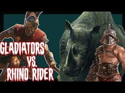 Monster Melee - Gladiators vs. Rhinoceros Rider