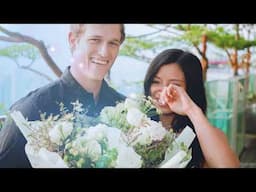 Gareth's Romantic Proposal to Hailey at LAVO, Marina Bay Sands | Singapore City Skyline Surprise