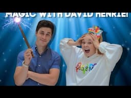 WIZARD MAGIC WITH DAVID HENRIE!! (Wizards of Waverly Place)