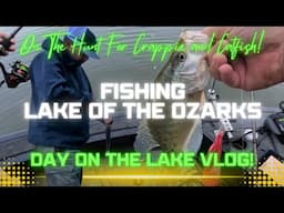 Fishing Lake of the Ozarks in October | Full Day Fishing Vlog | Crappie and Catfish