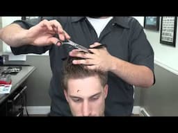 How to Cut Hair : Regular Haircut with Side-part