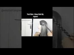 Cuma Dari Kepang2, Jadi Sanggul Super Cantik#vlogs #vlog #hair #hairstyle  #tutorial #easy #cool