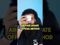 AirPods Firmware Update karne ka Official Method #shorts