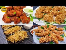 Iftar Recipes, Chicken Pakora, Zinger Chicken Strips, Thread Chicken, Fried Chicken, Ramadan Recipes