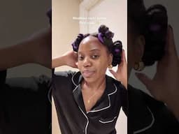 Heatless curls using flexi rods #heatlesscurls #heatlesshairstyles #flexirods