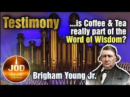 Testimony & Search the Scriptures ~ Brigham Young Jr. ~ JOD 15:26